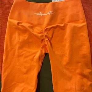 COPY - Alphalete ombre leggings in color strawberry’s